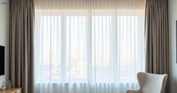 Freshly steam cleaned curtains in springbank-vic QLD